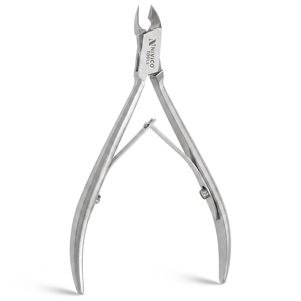 Professional Cuticle Nipper – Cuticle Trimmer - Hangnail Clipper with Double Leaf Wire Spring