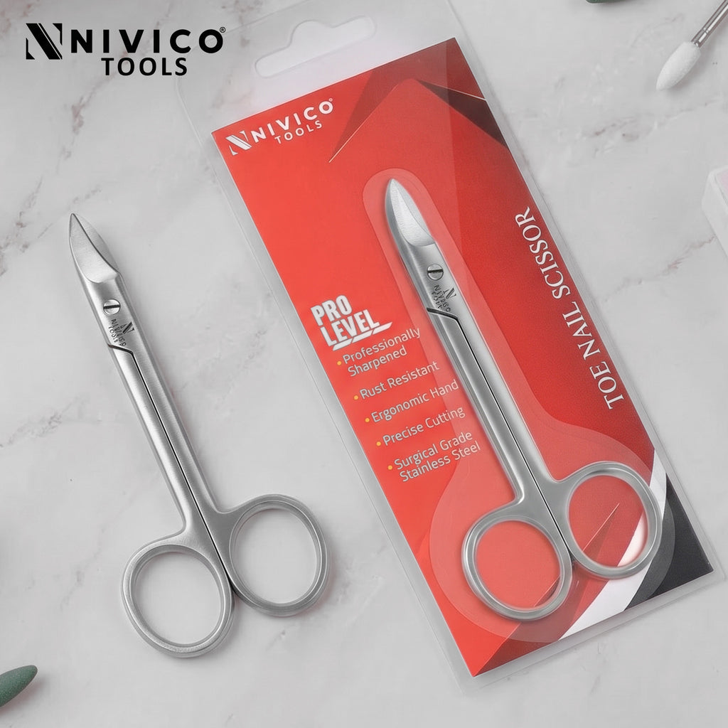 Premium Toenail Scissors – Heavy-Duty Podiatry Shears for Thick & Ingrown Nails