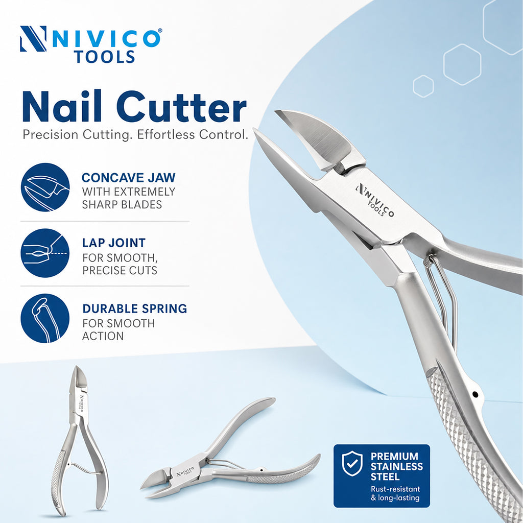 Professional Nail Cutter – Premium Fingernail & Toenail Clipper