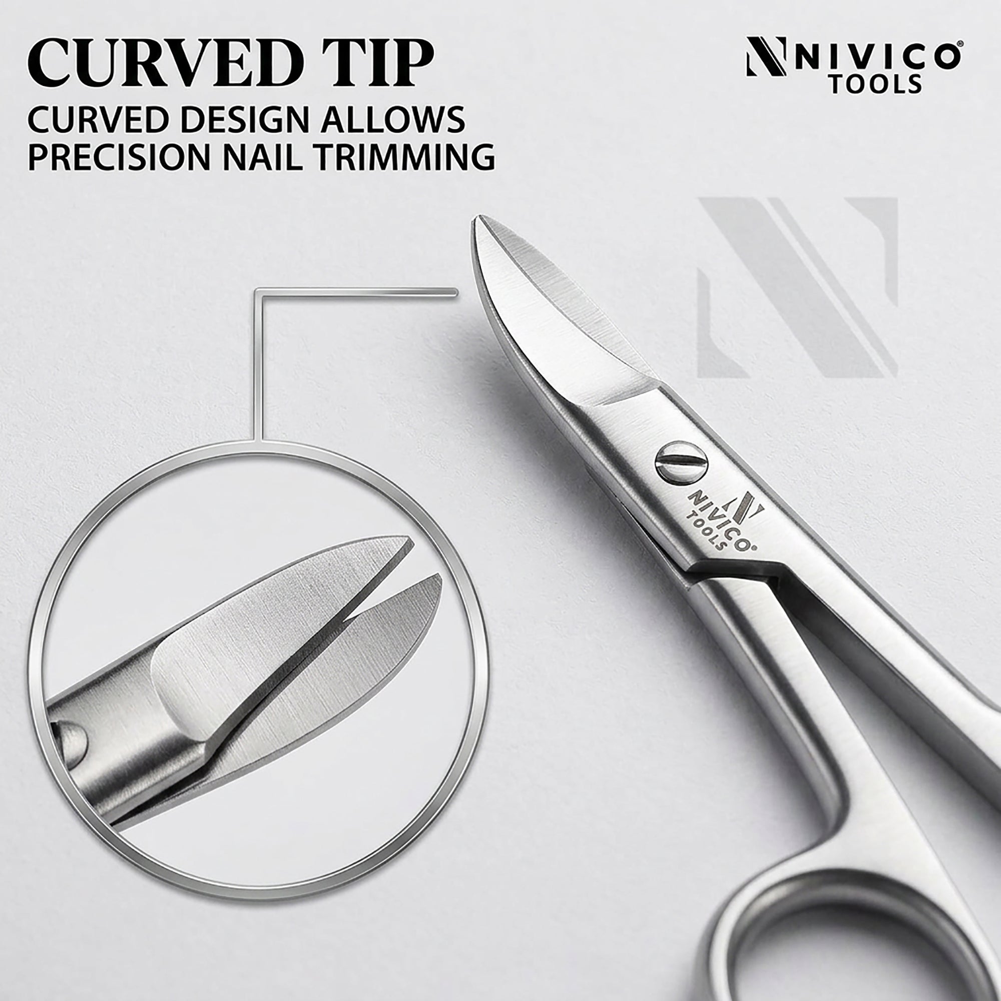Premium Toenail Scissors – Heavy-Duty Podiatry Shears for Thick & Ingrown Nails