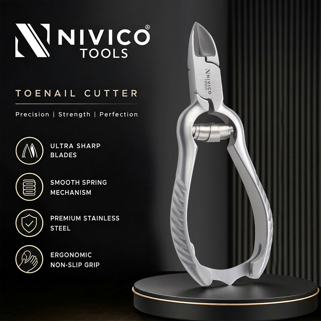 Professional Toenail Cutter – Heavy Duty Podiatry Clippers for Thick & Hard Nails