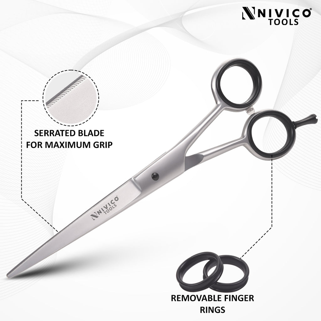 Professional 6.5” Hair Cutting Scissors with Comb