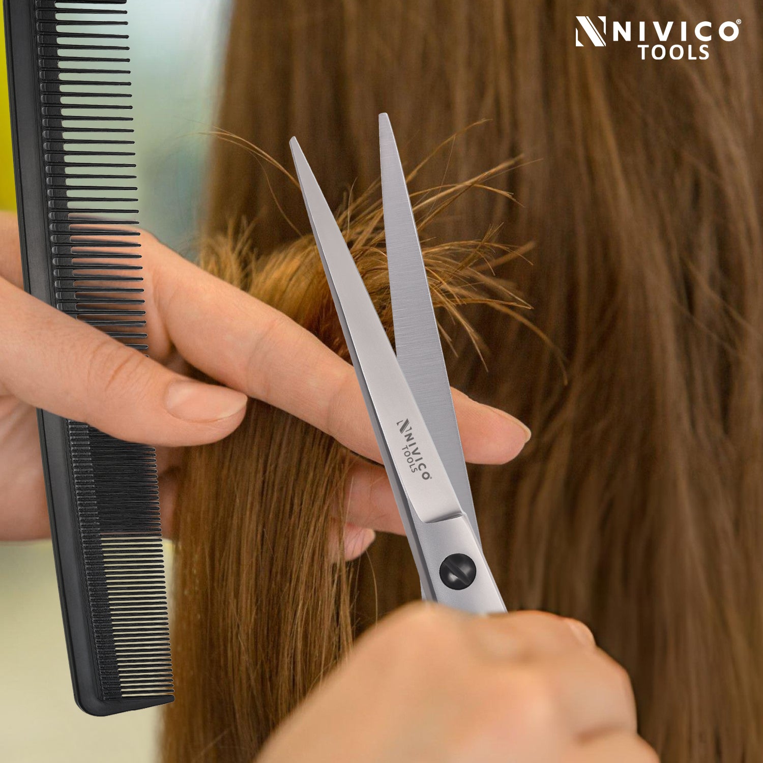 Professional 6.5” Hair Cutting Scissors with Comb