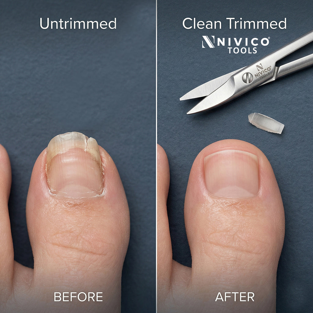 Premium Toenail Scissors – Heavy-Duty Podiatry Shears for Thick & Ingrown Nails