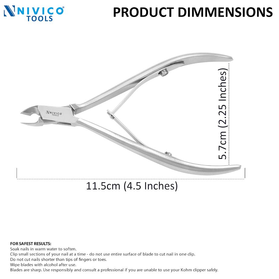 Double Leaf Wire Spring - Stainless Steel Cuticle Trimmer - Cuticle Nippers