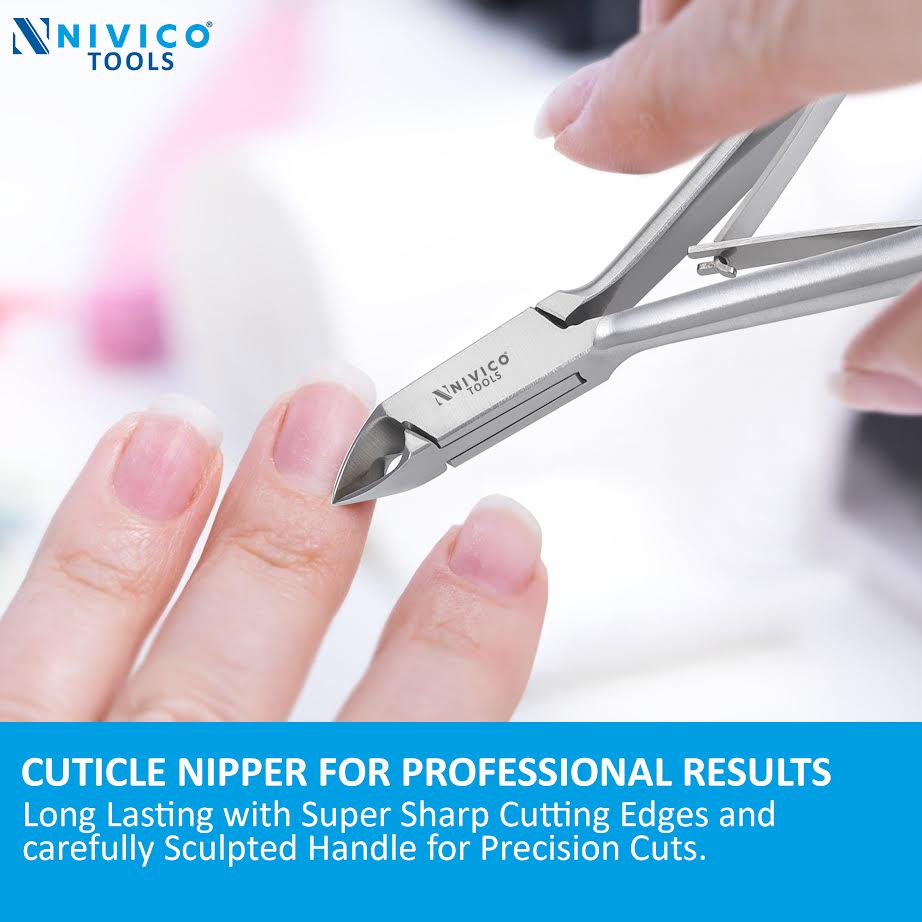 Double Leaf Wire Spring - Stainless Steel Cuticle Trimmer - Cuticle Nippers