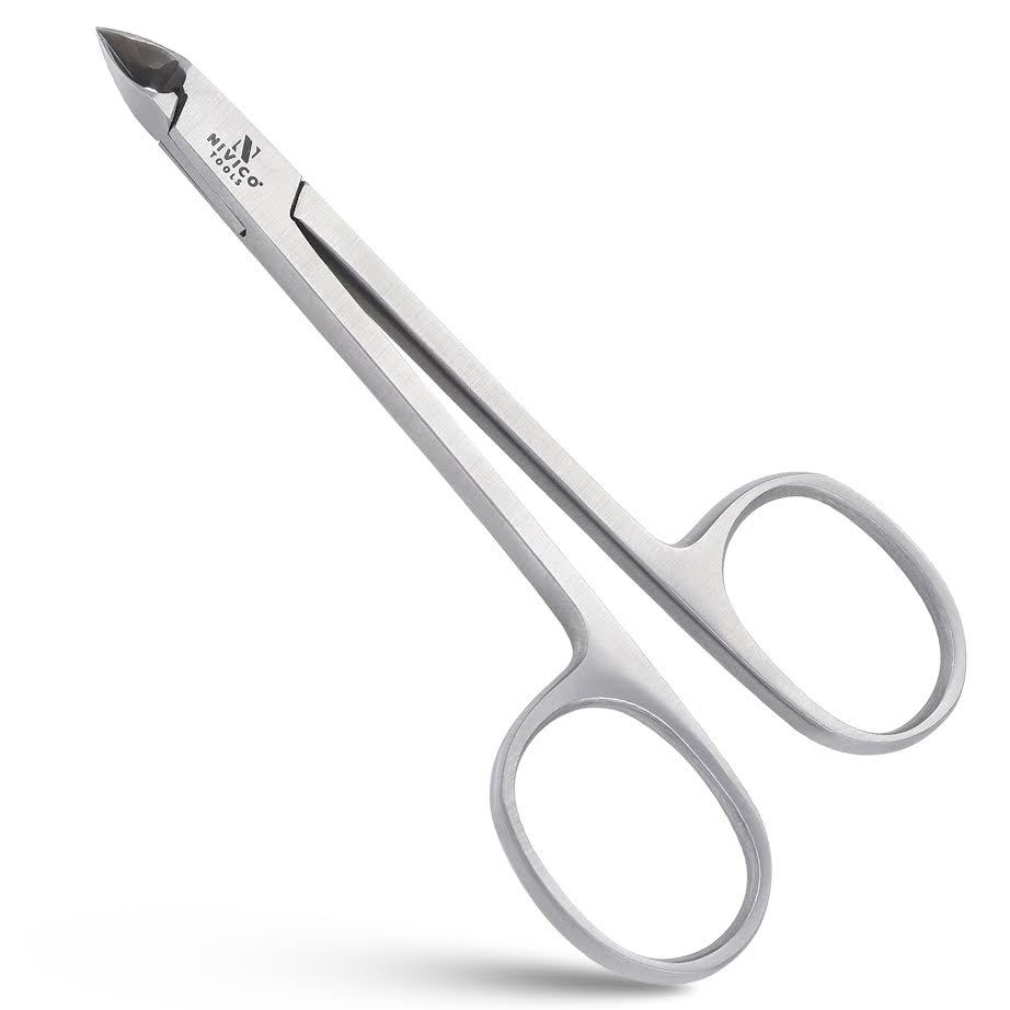 NIVICO Cuticle Nipper with Rings, 10cm, 5mm Tip, Cuticle Trimmer