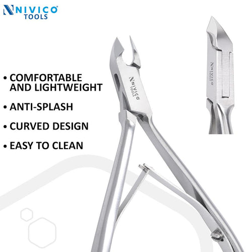 Double Leaf Wire Spring - Stainless Steel Cuticle Trimmer - Cuticle Nippers