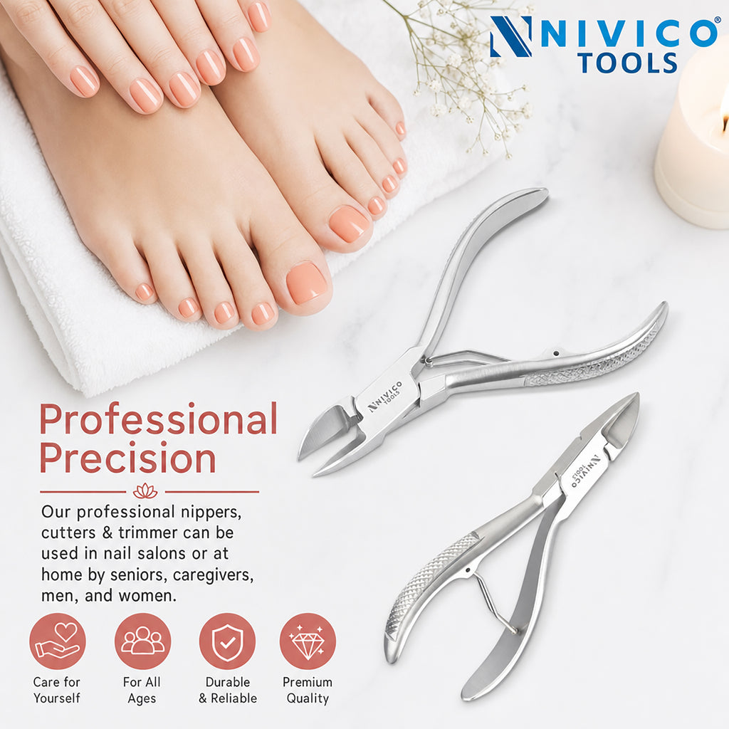 Professional Nail Cutter – Premium Fingernail & Toenail Clipper