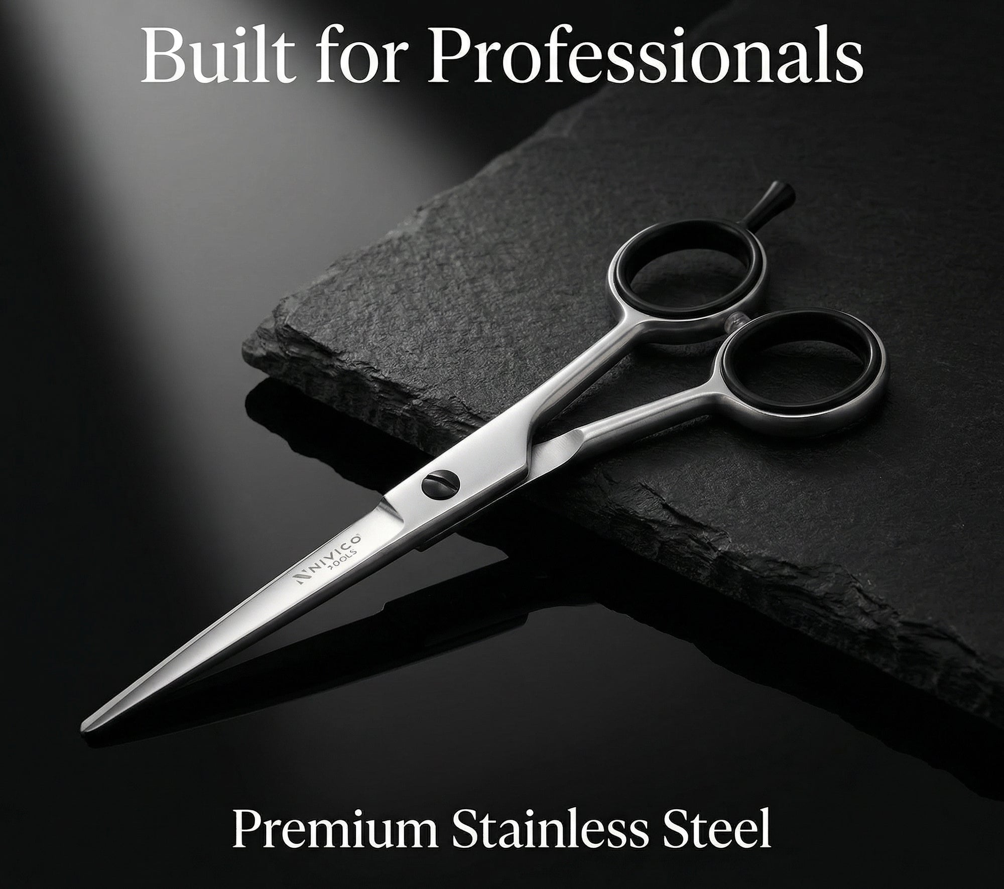 Professional 6.5” Barber Scissors - Hair Cutting Shears with Comb