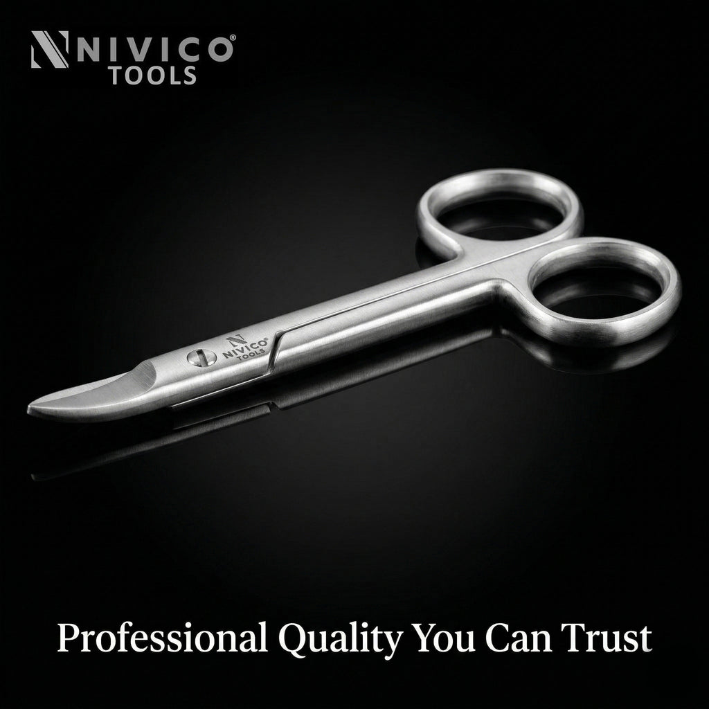 Premium Toenail Scissors – Heavy-Duty Podiatry Shears for Thick & Ingrown Nails