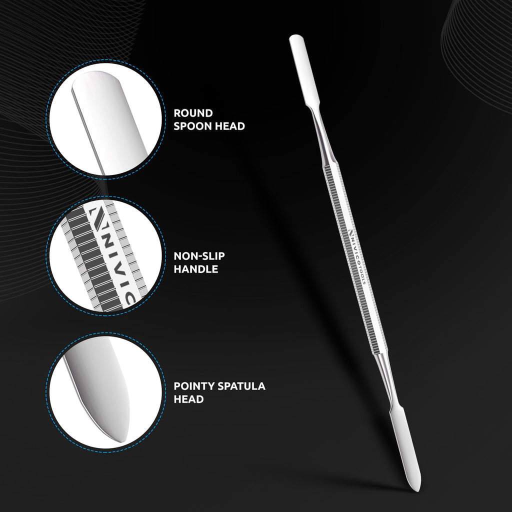 NIVICO Spatula Metal Nail Pusher And Pusher Tool
