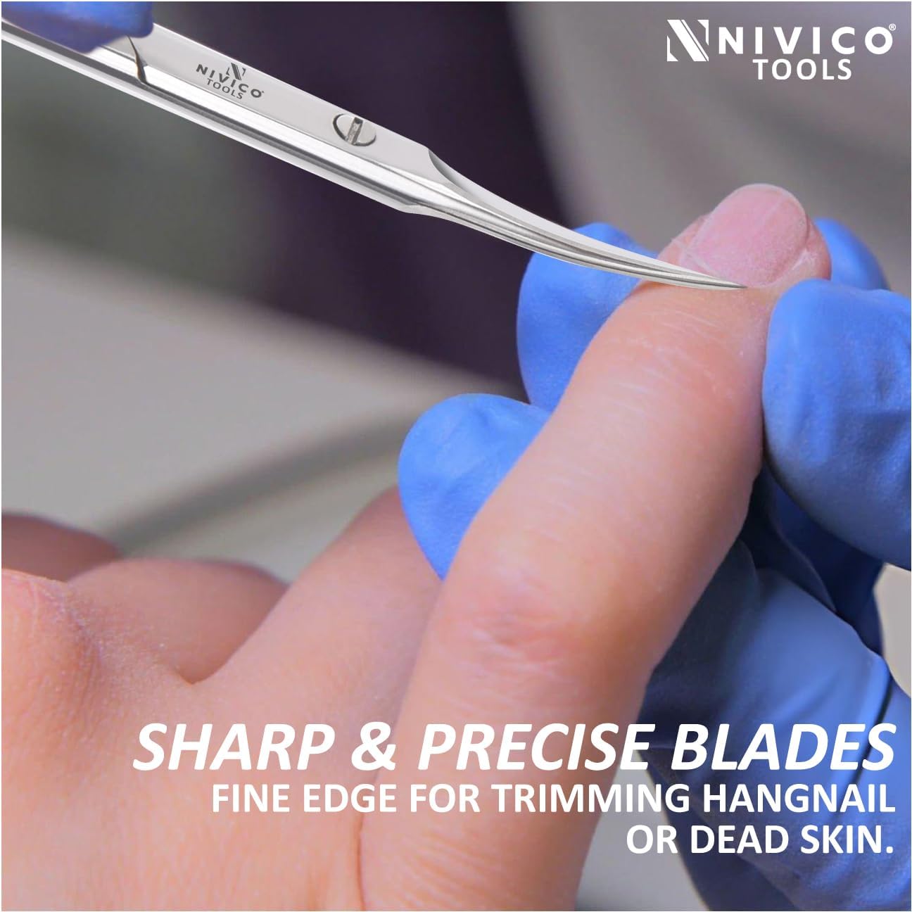 NIVICO Fine point Cuticle Scissor 10cm