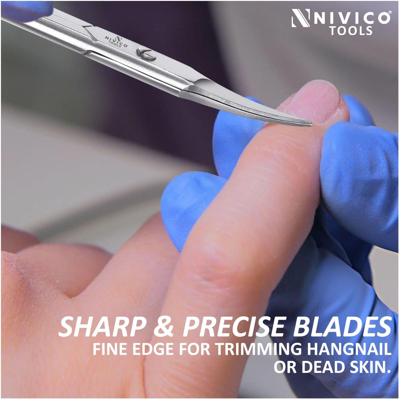 NIVICO Arrow Point 9.5cm Cuticle Scissor