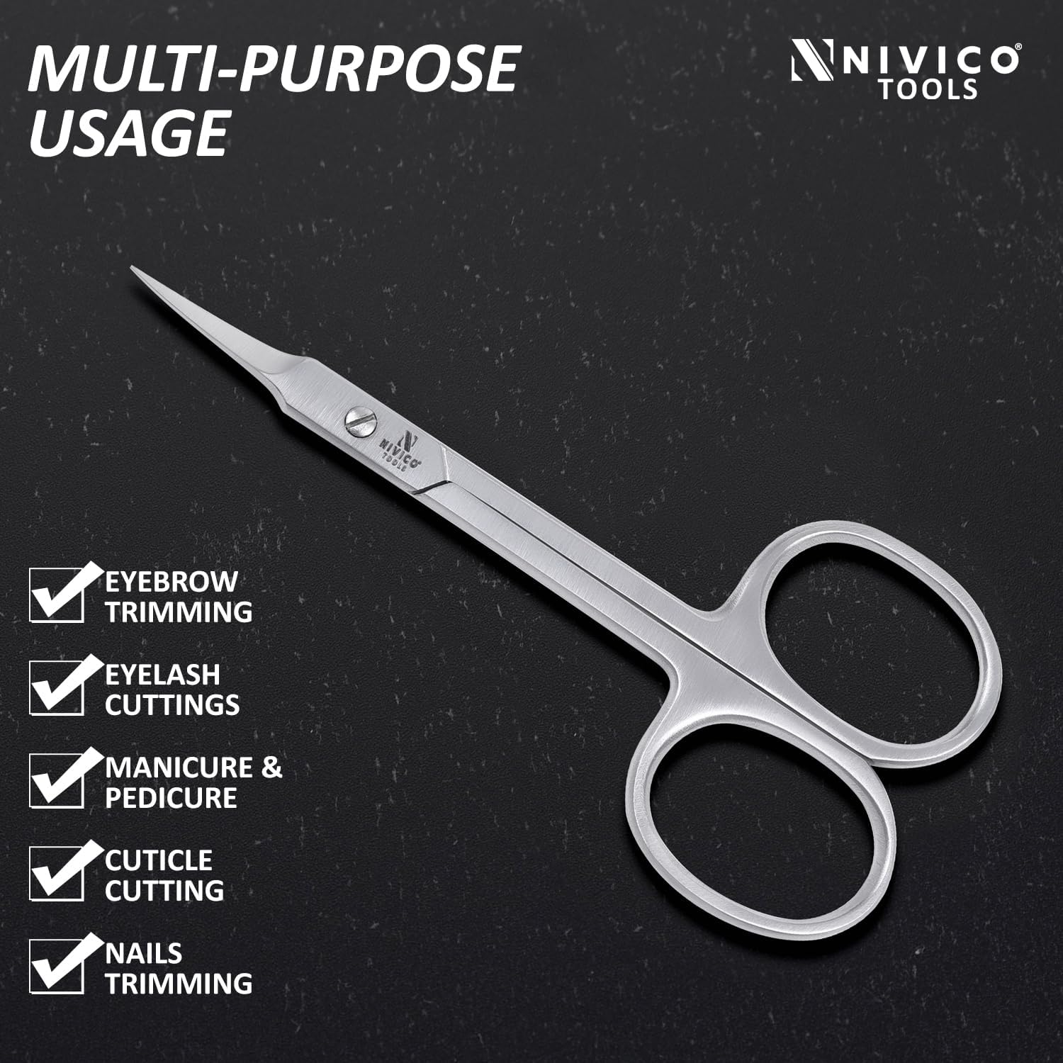 NIVICO Arrow Point 9.5cm Cuticle Scissor