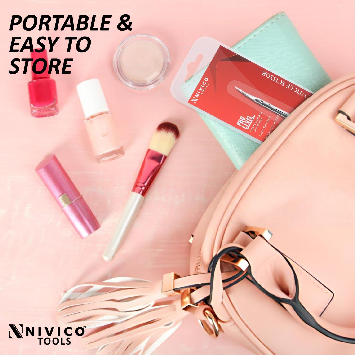 NIVICO Fine point Cuticle Scissor 10cm