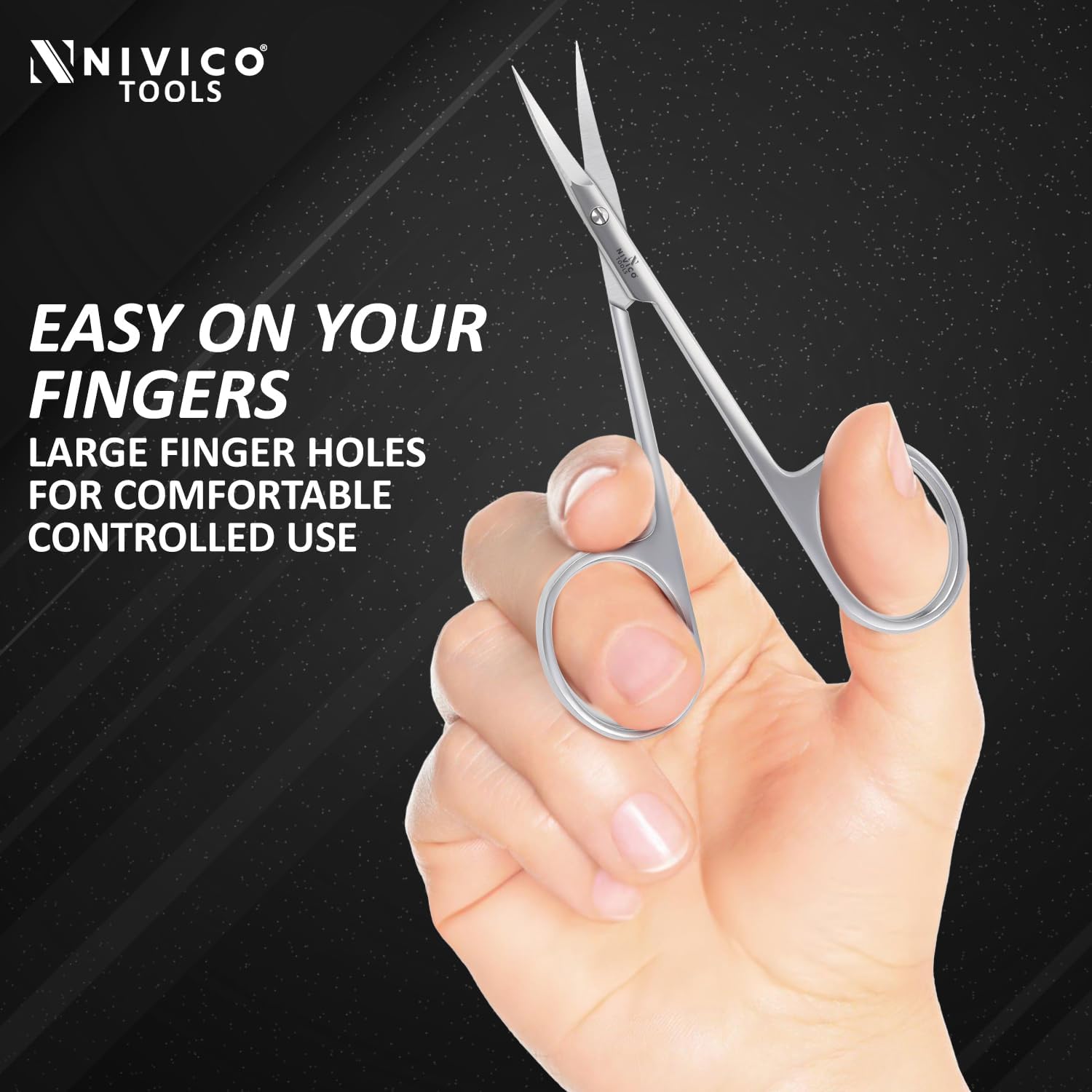 NIVICO Fine point Cuticle Scissor 10cm