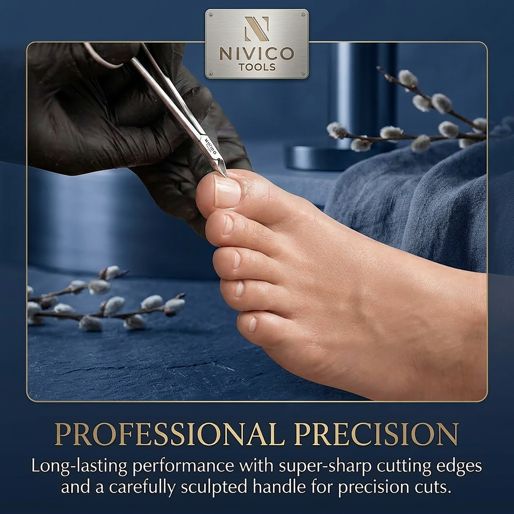 Premium Cuticle Nipper with Ring Handle – Cuticle Trimmer - Hangnail Clipper – Scissor-Style
