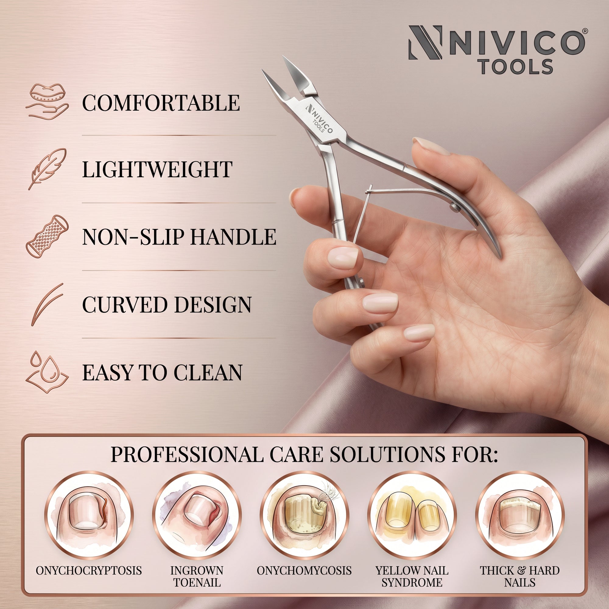 Premium Corner Nipper – Ingrown Toenail Clipper & Podiatry Trimmer