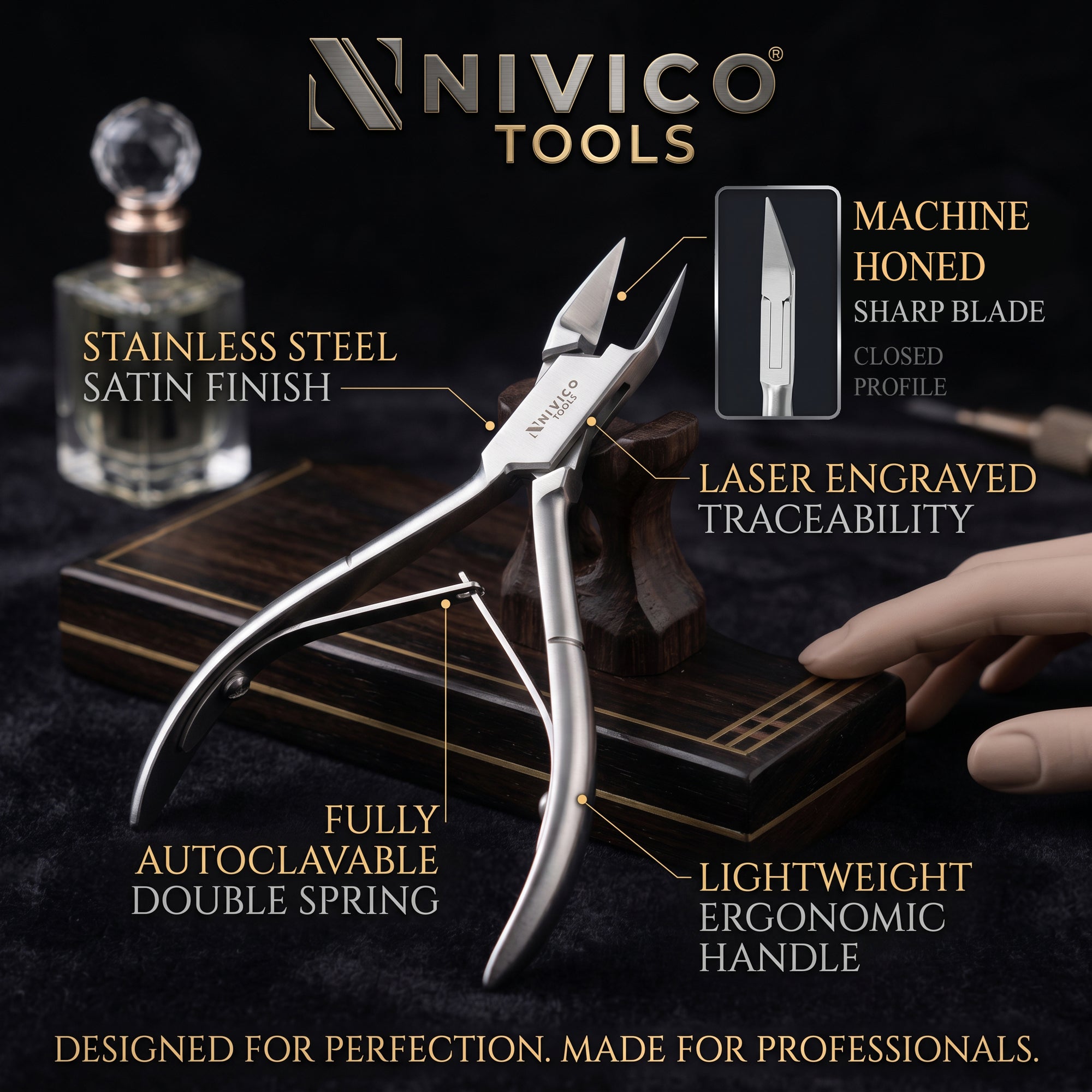 Premium Corner Nipper – Ingrown Toenail Clipper & Podiatry Trimmer