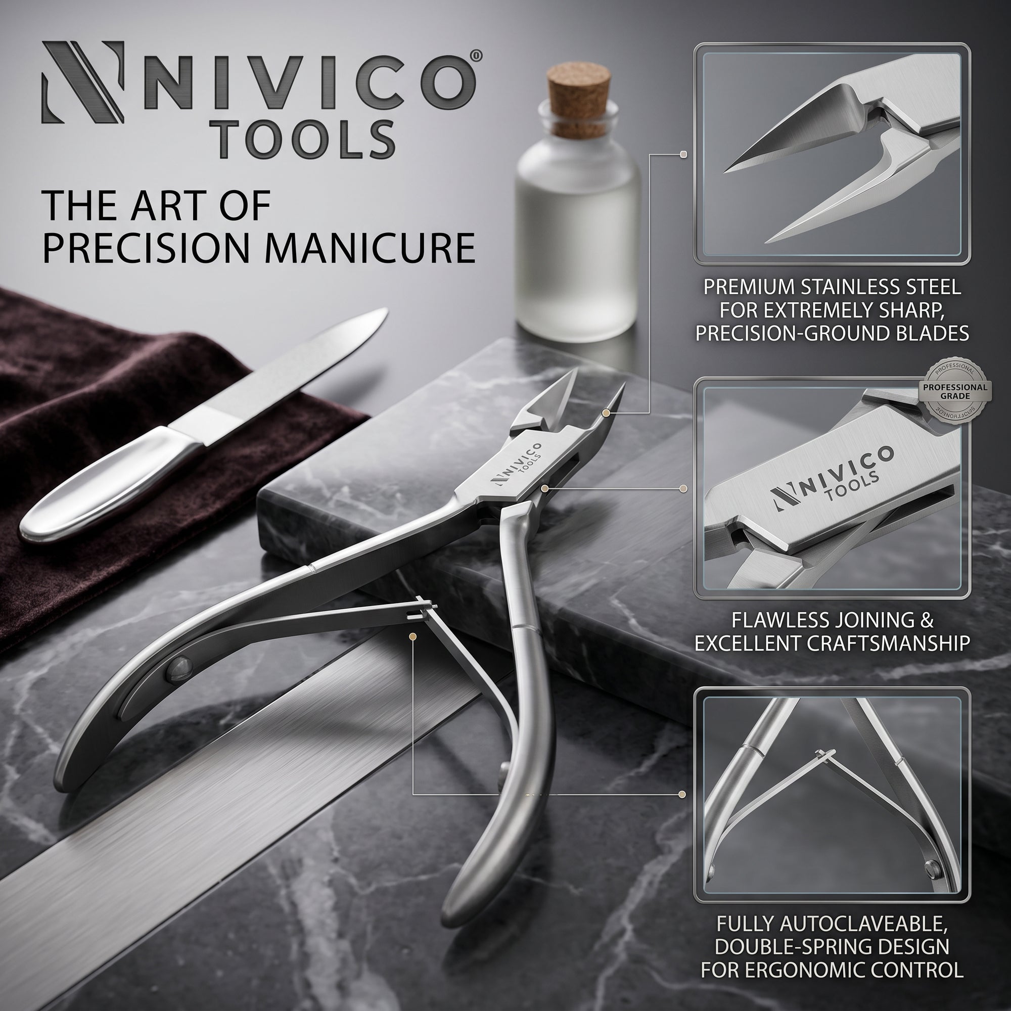 Premium Corner Nipper – Ingrown Toenail Clipper & Podiatry Trimmer
