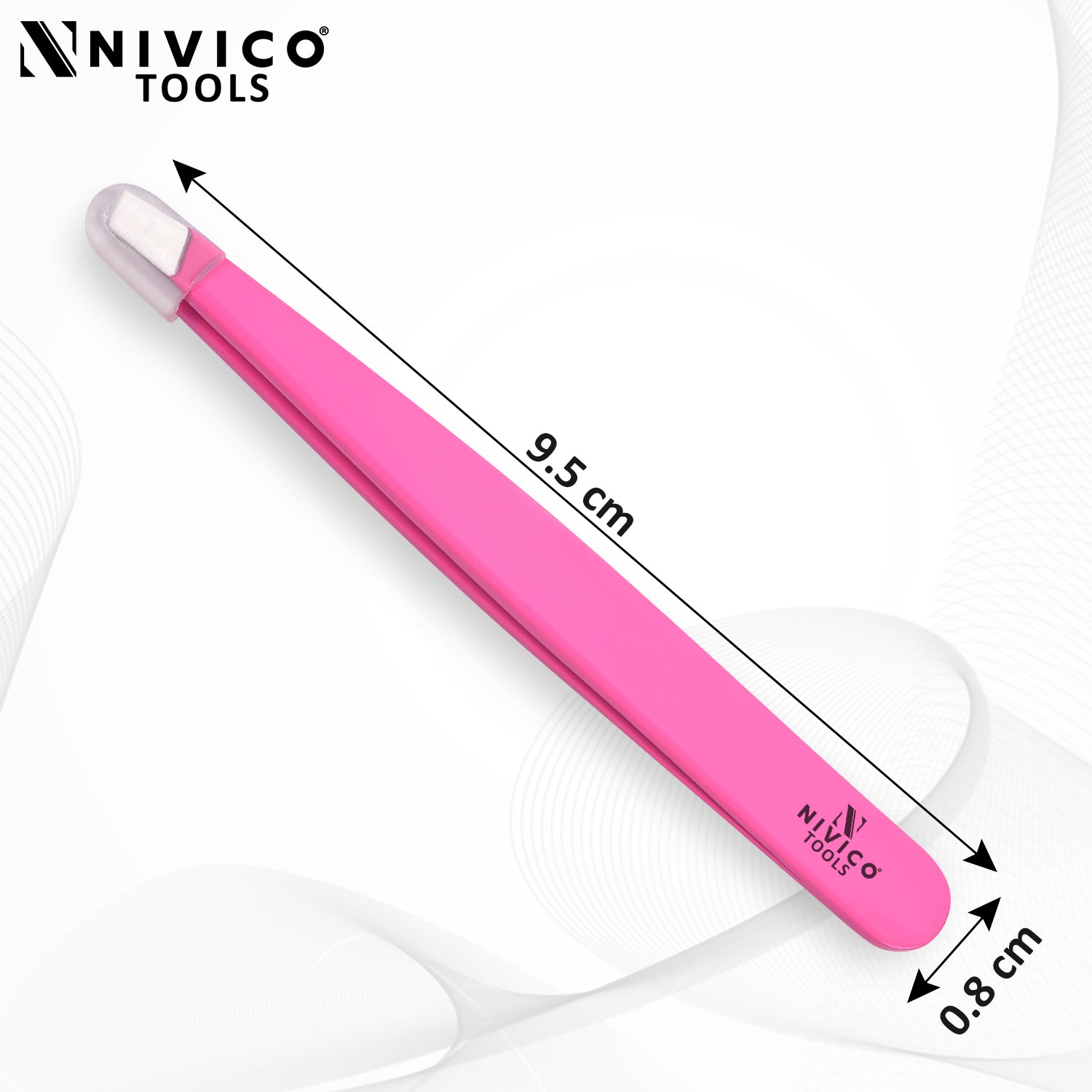 NIVICO Eyebrow Tweezer Hair Removal (Pink)